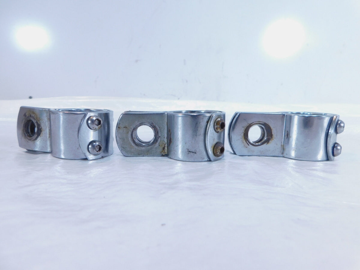 Harley Electra Glide & Road King Highway Footrest Footpeg Mount Clamp Brackets - C3 Cycle
