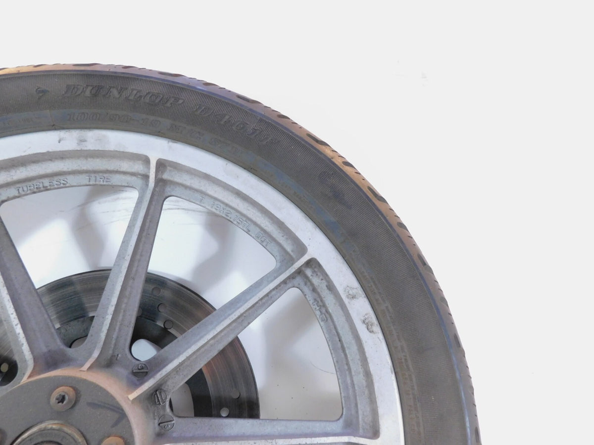 1996-1999 Harley Sportster 883 & 1200 Silver Dual Disc Front Wheel Rim & Rotors - C3 Cycle