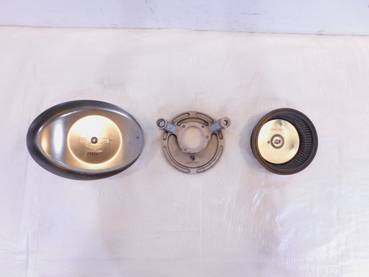 Harley Davidson Electra Glide Dyna & Softail Arlen Ness Air Cleaner Backplate - C3 Cycle