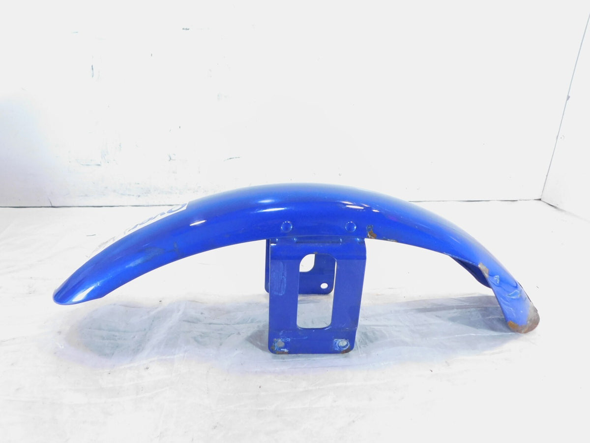 Harley Davidson Sportster 883 & 1200 Blue Front Wheel Cover Fender - Dented - C3 Cycle