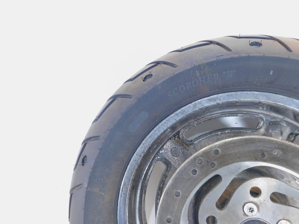 2009 & 2010 Harley Davidson Sportster XL1200C Custom Chrome Cast Rear Wheel - C3 Cycle