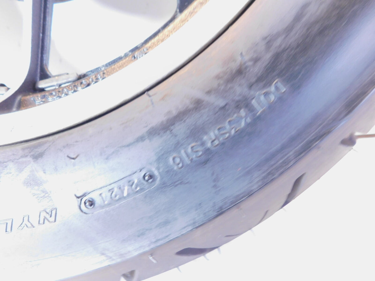 Honda CB650 CB650SC Nighthawk 650 Black Spoked Rear Wheel Rim & Tire 3" x 16" - C3 Cycle