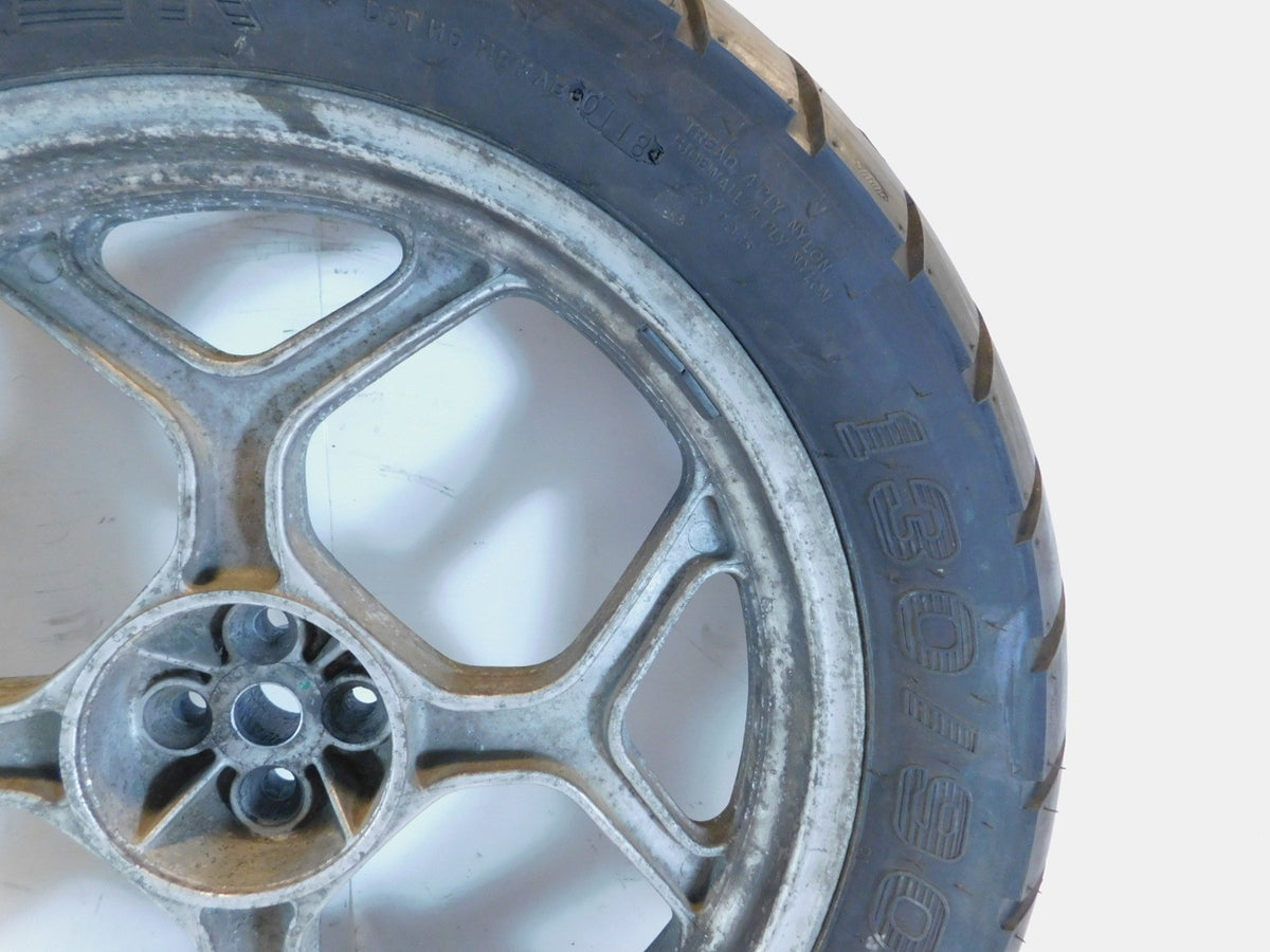 BMW K100 K100LT K100RS K100RT K75 K75S K75RT Silver Rear Cast Iron Wheel Rim - C3 Cycle