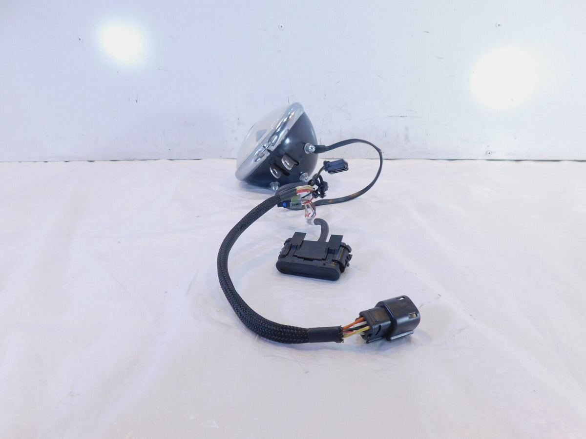 2011-2013 Harley Davidson Softail Blackline Front Headlight Head Lamp & Harness - C3 Cycle