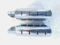 Harley Touring Dyna Sportster & Softail ISO Chrome & Rubber Footpeg Footrests - C3 Cycle