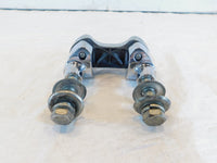 2004 Harley Davidson Dyna FXDL Low Rider Chrome Handlebar Mount Clamp Brackets - C3 Cycle