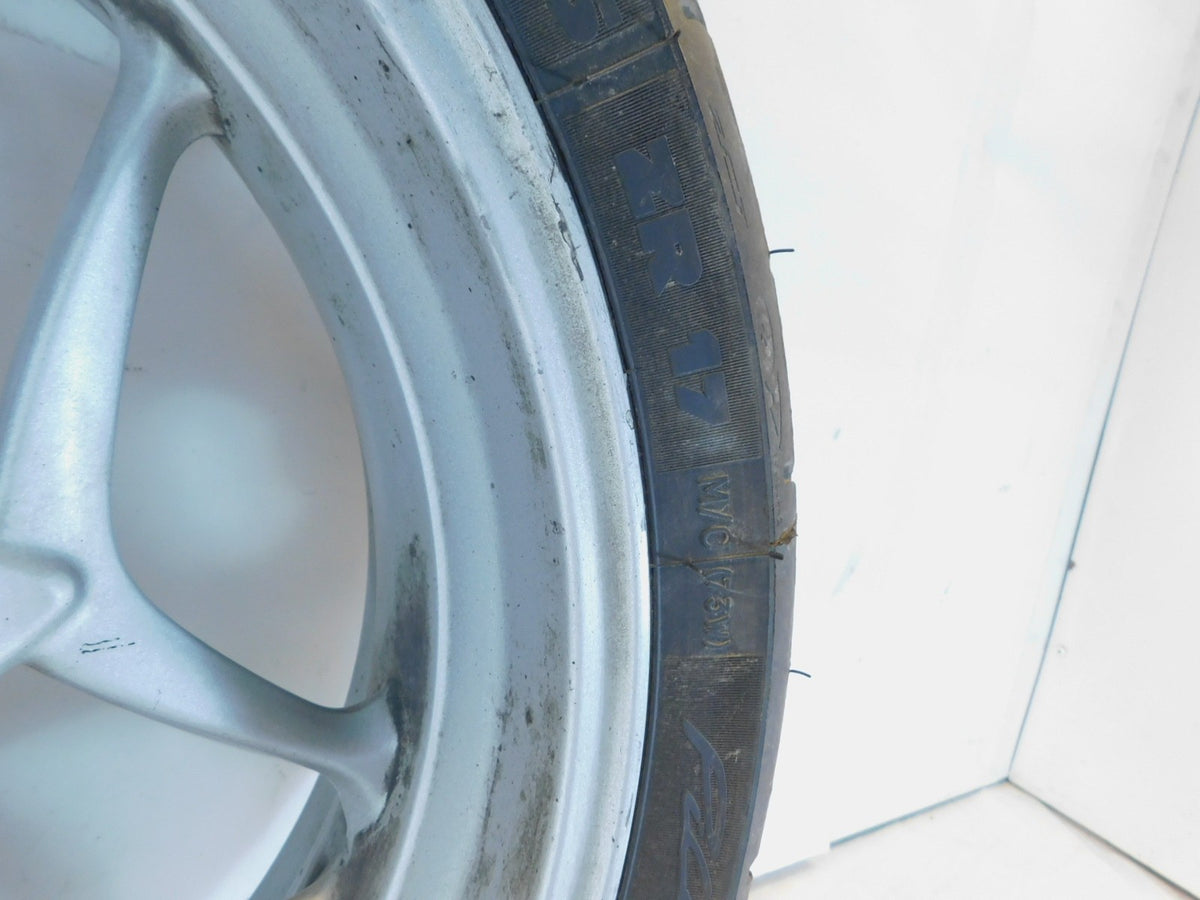 2005-2013 BMW R1200RT R1200ST R1200 RT ST R900RT Silver Back Rear Wheel w/ Tire - C3 Cycle