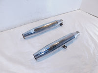 Harley Davidson Sportster 883 & 1200 Chrome Exhaust Header Pipe Mufflers - C3 Cycle