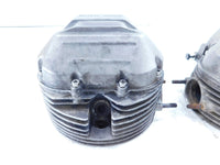 1976 76 Moto Guzzi Convert I V1000 Left/Right Cylinder Heads w/ Valves & Covers - C3 Cycle