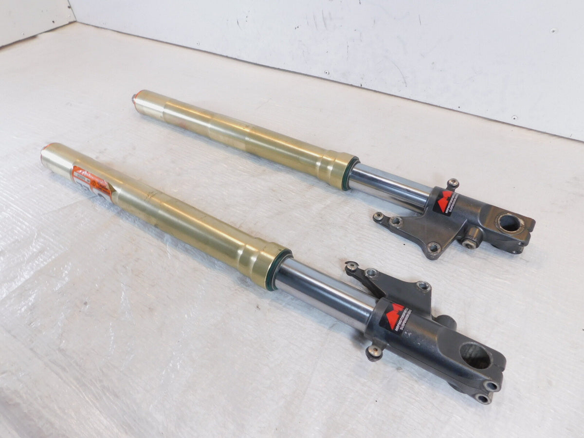 2003 03 Aprilia SL SL1000 1000 Falco Gold Front Wheel Fork Shock Leg Tubes - C3 Cycle