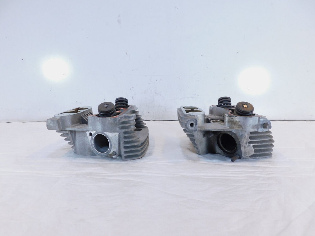 Harley Davidson Sportster 883 Hugger & Custom Silver Cylinder Heads w/ Valves - C3 Cycle