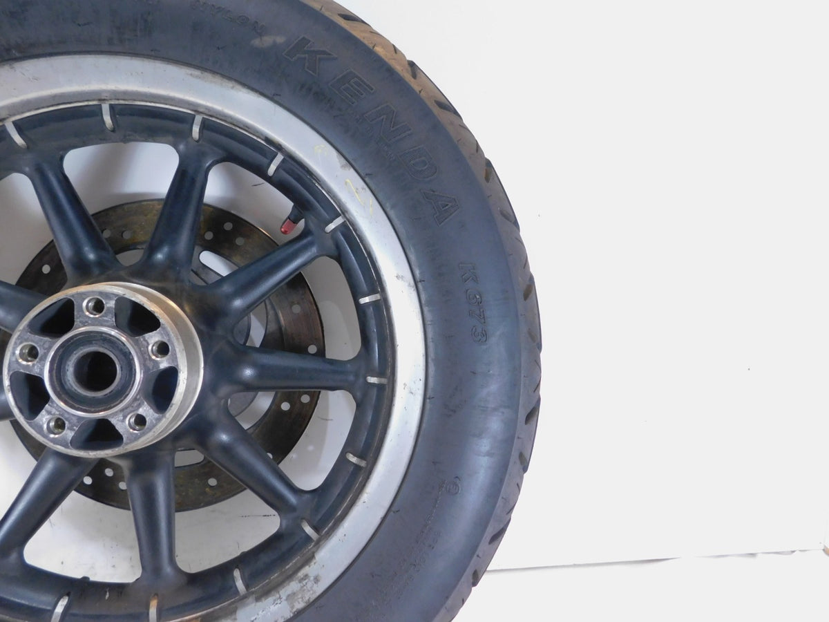 Harley Touring Road Street & Electra Glide Black Mag Cast Rear Wheel Rim & Tire - C3 Cycle