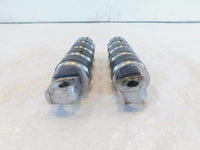Pair Harley Touring FXR Dyna Sportster & Softail Black ISO Peg Footpeg Footrests - C3 Cycle