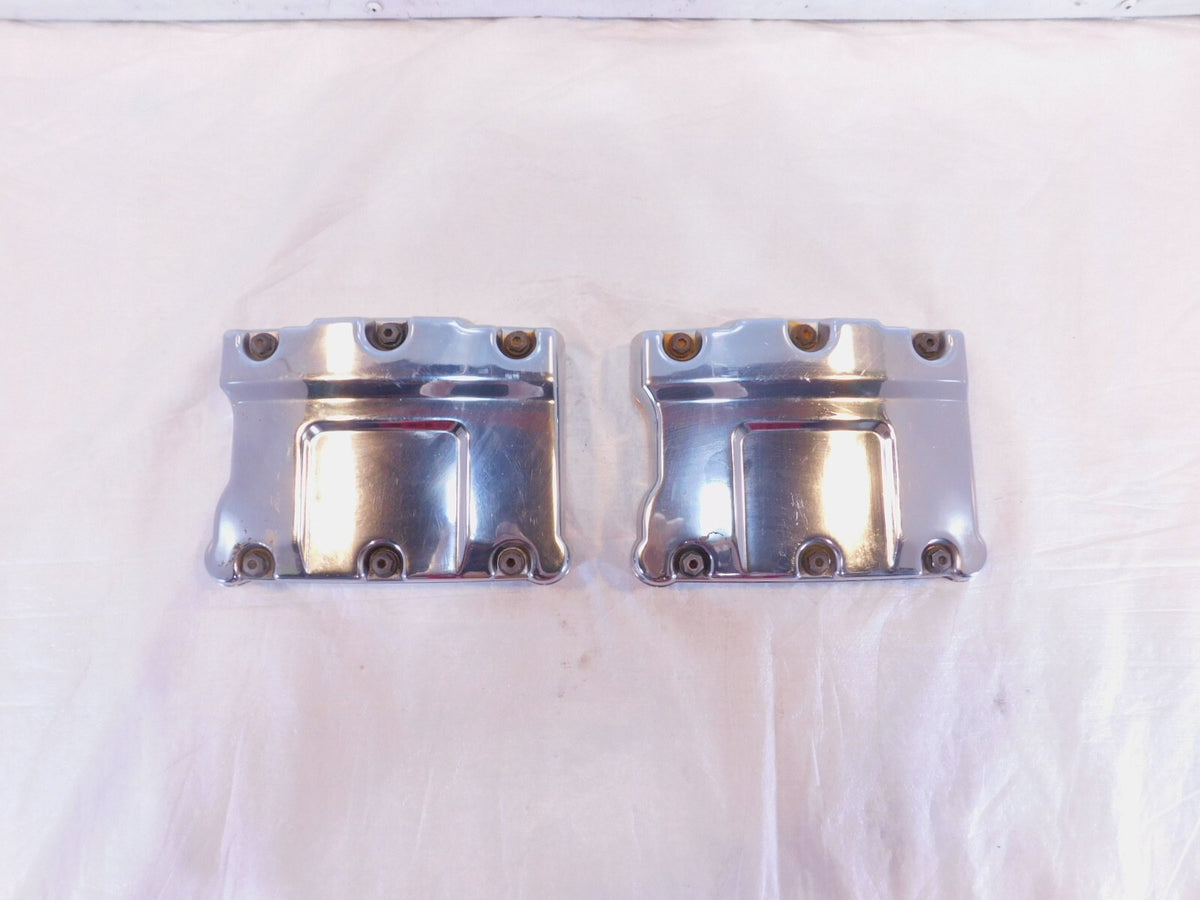 Harley Davidson Touring Dyna & Softail Chrome Cylinder Head Rocker Boxes - C3 Cycle