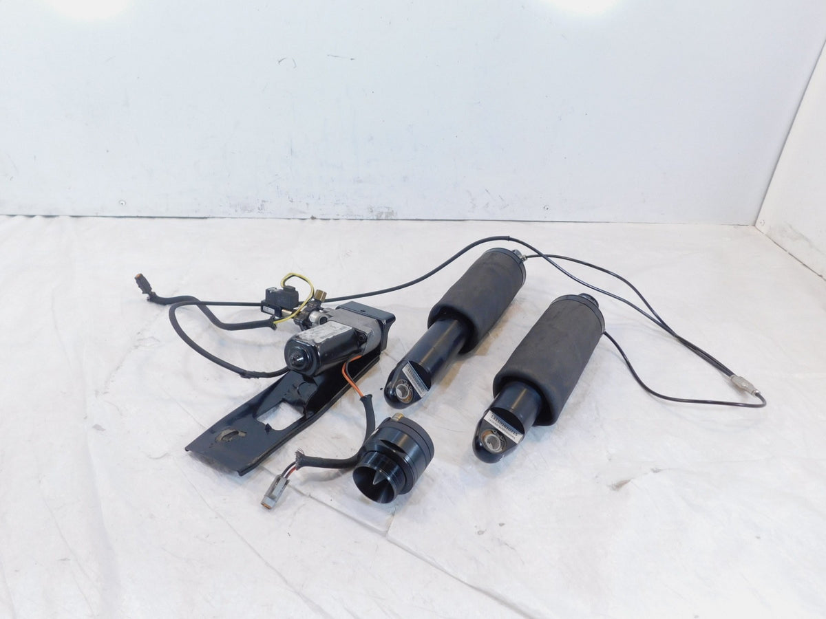 Harley Road Street Electra Glide Legend Suspension Rear Air Shocks & Pump - C3 Cycle