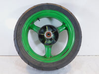 2000-2005 Kawasaki ZR-750 ZR750 ZR-7S ZR-7 ZR7 Green Rear Wheel Rim & Tire - C3 Cycle