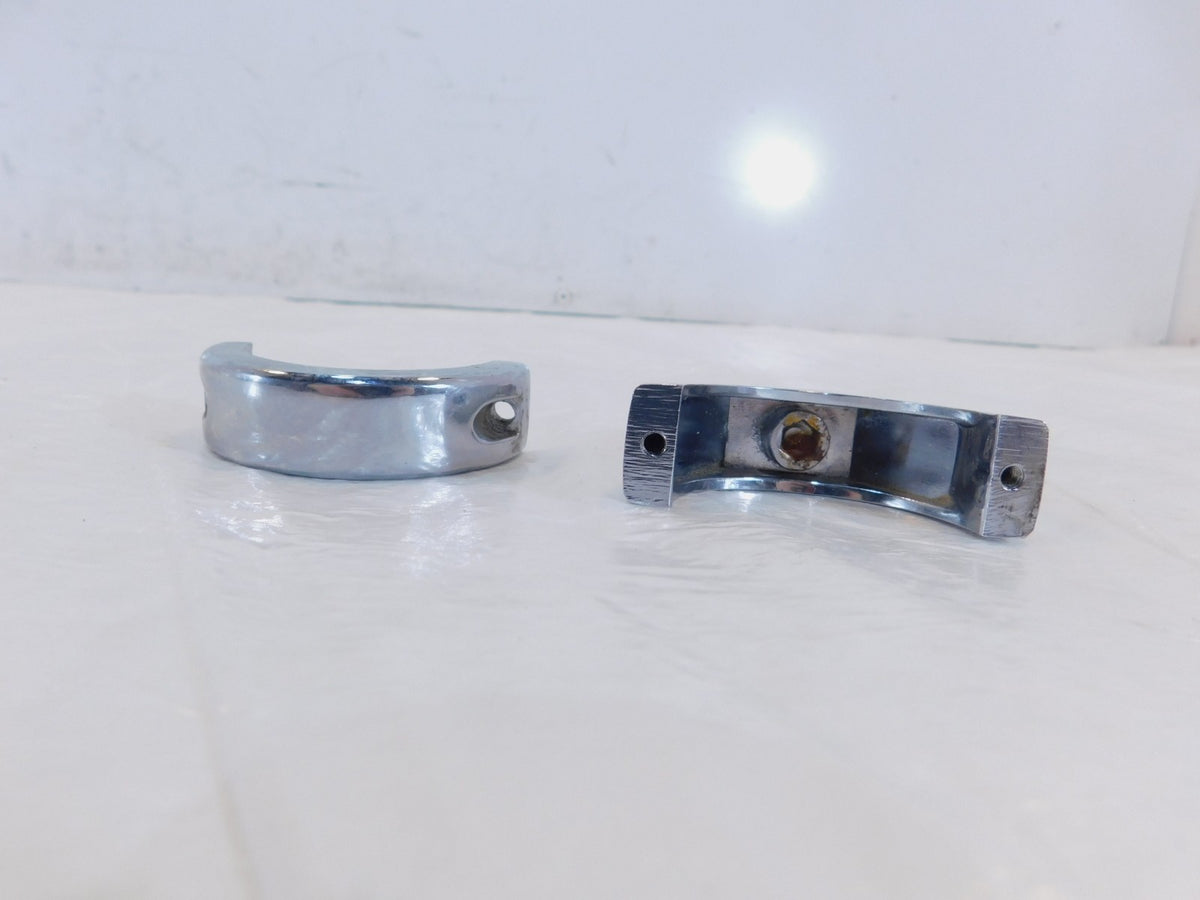 Harley Sportster Softail Dyna Left/Right Chrome Front Turn Signal Mount Bracket - C3 Cycle