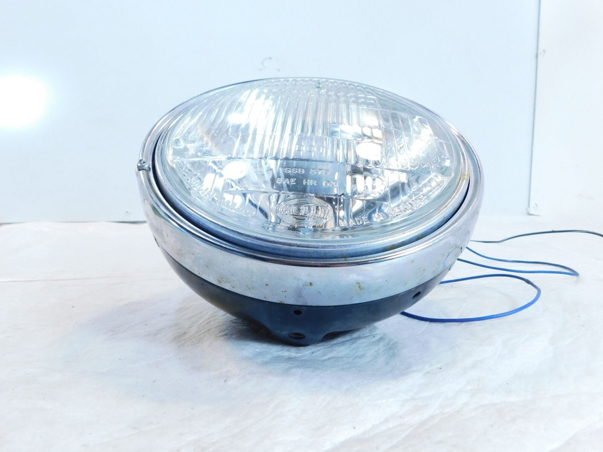 Harley Davidson XL Ironhead Sportster 1000 Cafe Racer Front Headlight Headlamp - C3 Cycle