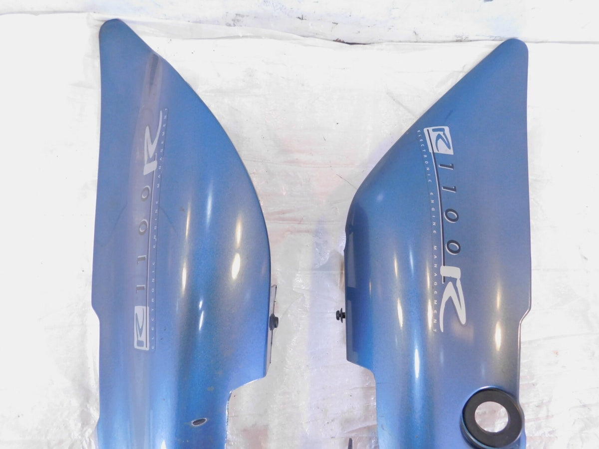 BMW R850R & R1100R Blue Left &  Right Tail Section Trim Fairing Cowling Covers - C3 Cycle