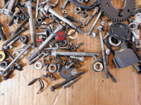 98 Honda VTR1000 Super Hawk Firestorm 1000 Nut Bolt & Bracket Hardware Parts Lot - C3 Cycle