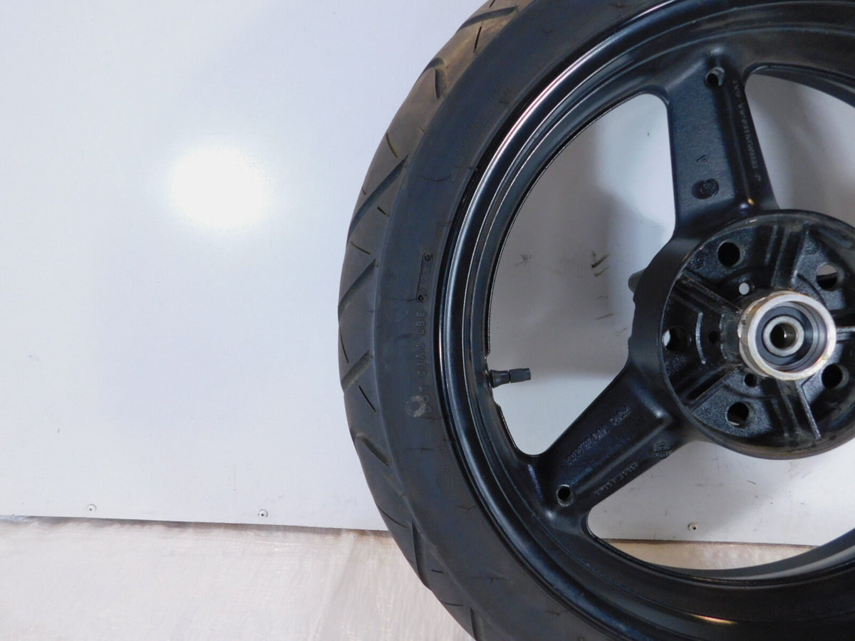 Suzuki GW250 Inazuma 250 L3 L4 L5 L7 Black Rear 3 Spoke Wheel Rim & Tire 17"x4" - C3 Cycle
