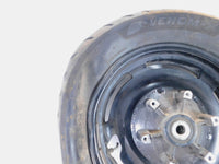 1996 1997 1998 Yamaha V-Max 1200 VMX12 OEM Black Cast Rear Wheel Rim Tire -Bent - C3 Cycle