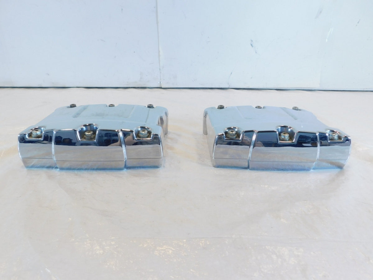 Harley Davidson Touring Dyna & Softail Chrome Cylinder Head Rocker Boxes - C3 Cycle