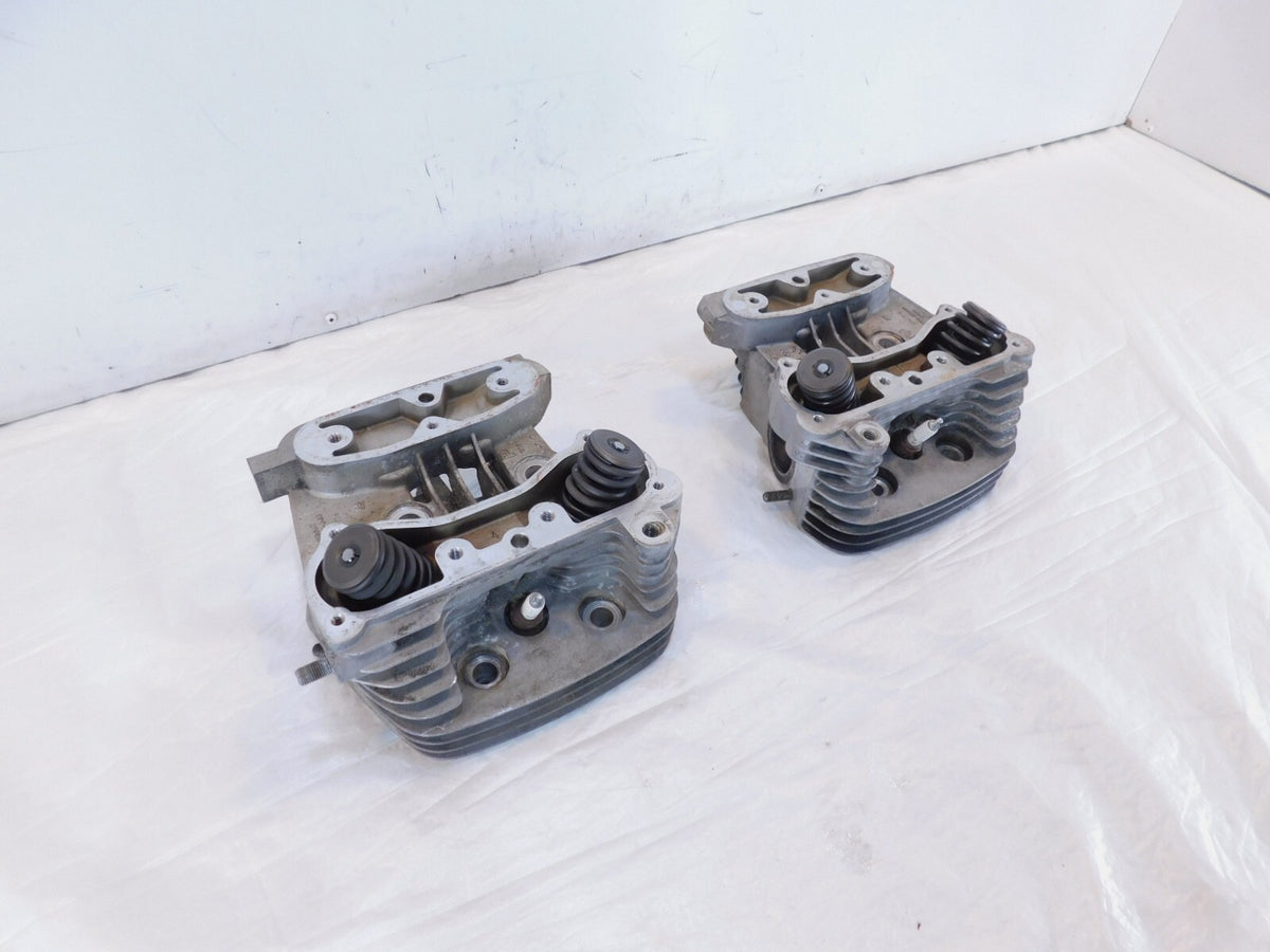 Harley Davidson Sportster 883 Hugger & Custom Silver Cylinder Heads w/ Valves - C3 Cycle