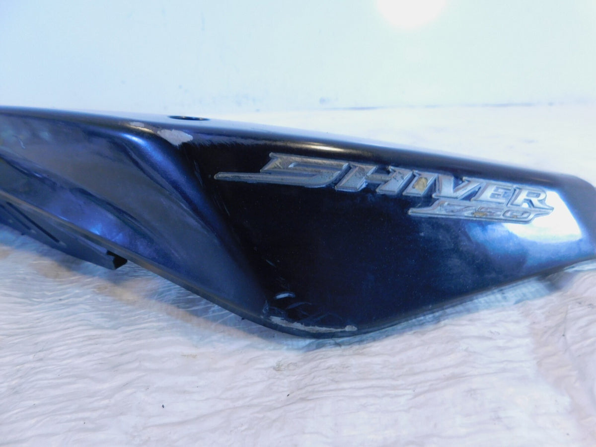 2007-2009 Aprilia Shiver 750 SL750 Black Left Rear Tail Section Fairing Cowl - C3 Cycle