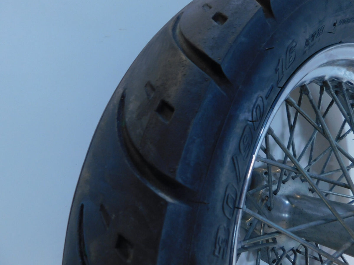 1999-2010 Yamaha XV1600 XV1700 Road Star Silverado Spoked Front Wheel Rim & Tire