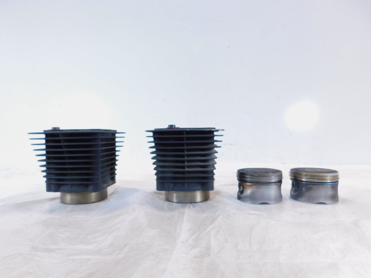 1999-2001 Buell X1 Lightning Black Front & Rear Cylinder Barrel Jugs w/ Pistons - C3 Cycle