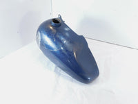 1977-1985 Harley Davidson FX & FXE Shovelhead Blue Left Fuel Gas Petrol Tank - C3 Cycle