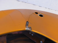 2007 Harley Softail Heritage Classic Orange Rear Wheel Cover Fender -Dented - C3 Cycle
