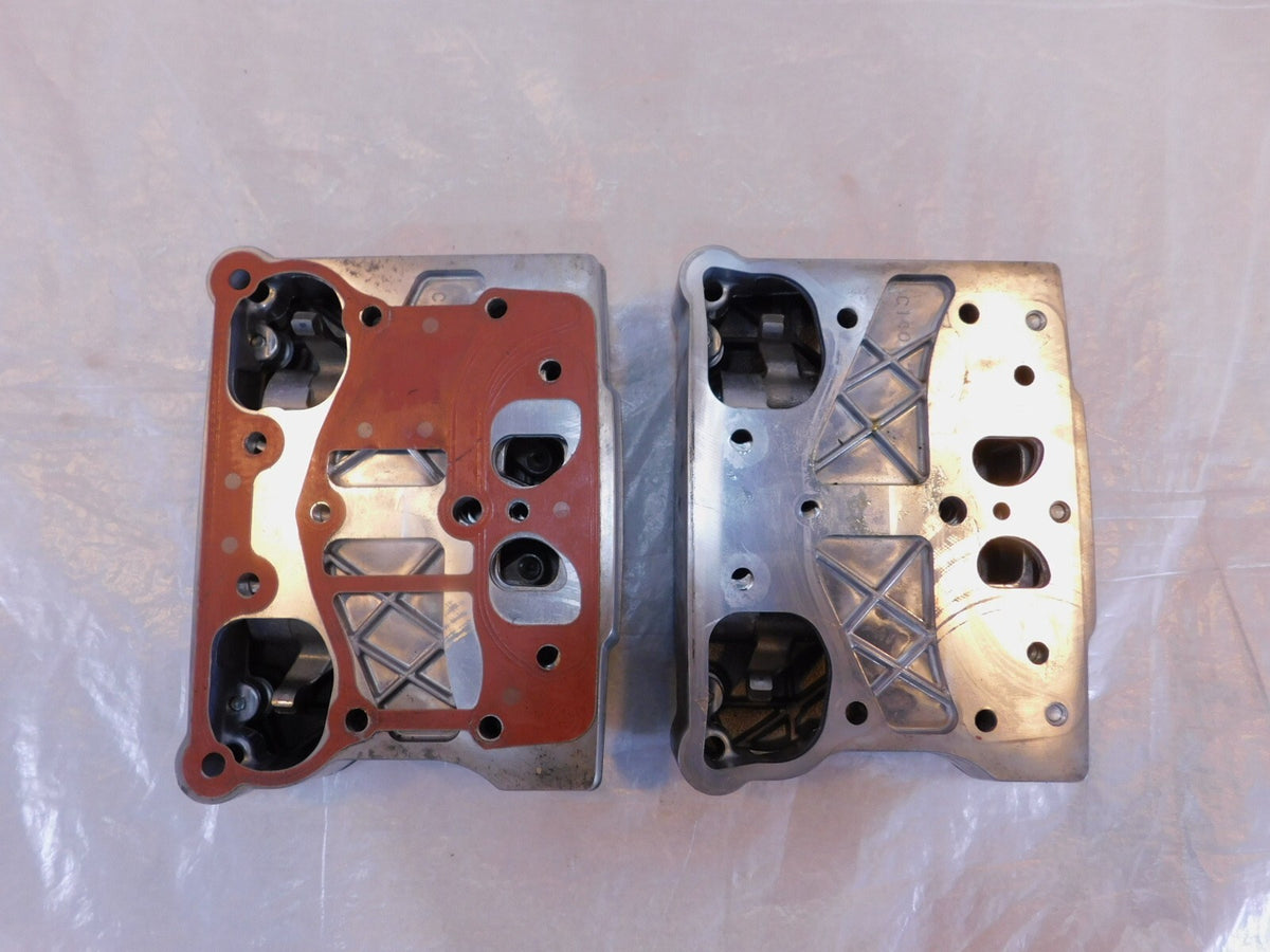Harley Davidson Touring Dyna & Softail Black Wrinkle Cylinder Head Rocker Boxes - C3 Cycle