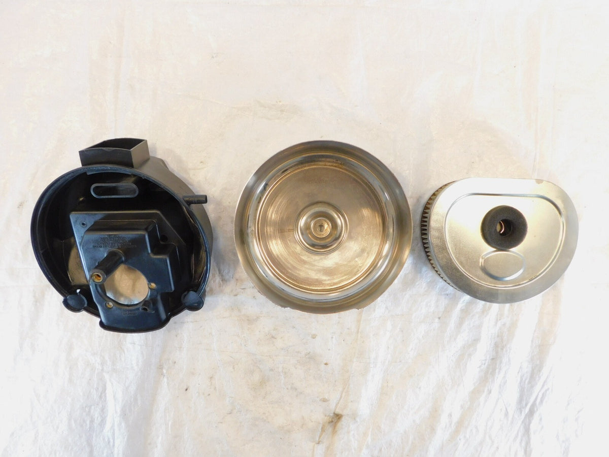 Harley Davidson Electra Glide Softail Air Cleaner Filter Backplate & Cover - C3 Cycle