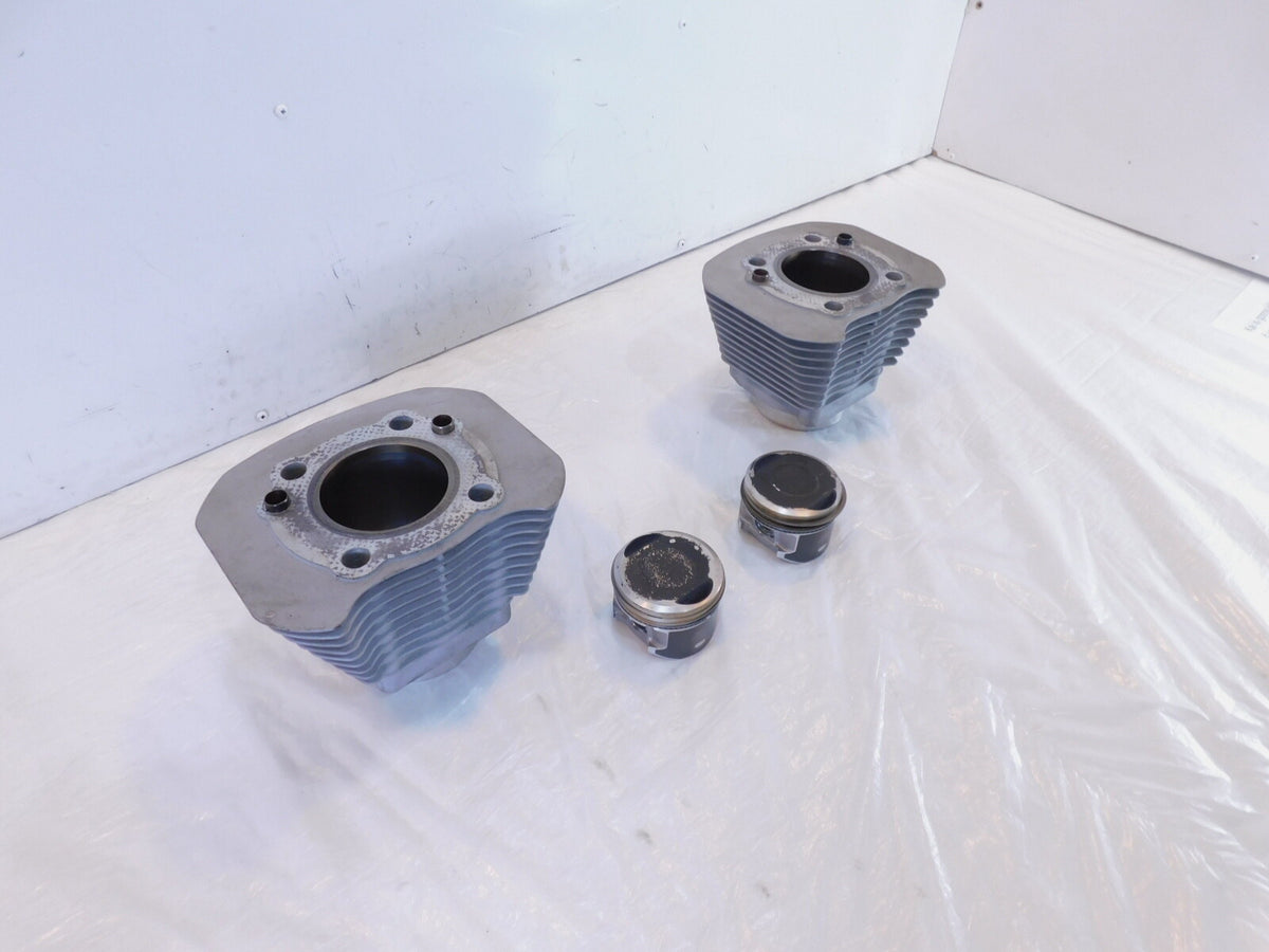 Harley Davidson Sportster 883 Custom & Low Silver Cylinders w/ Pistons 16545-04 - C3 Cycle
