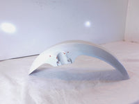 BMW K100LT K100RS K100RT White Front Wheel Cover Fender Mudguard - 46611450668 - C3 Cycle