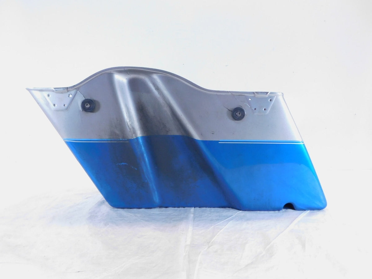 Harley Davidson Road King Street & Electra Glide Blue Right Saddlebag Bottom - C3 Cycle