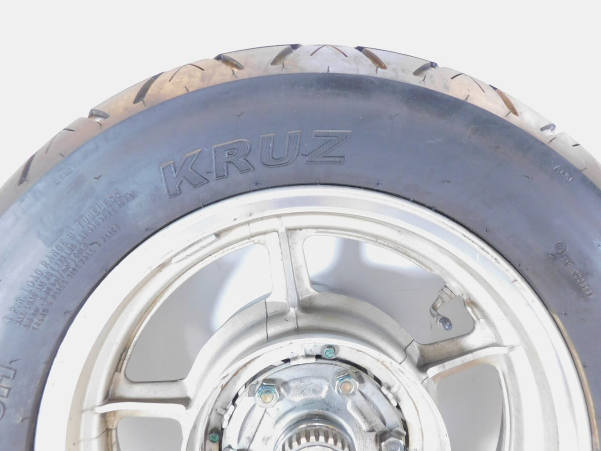 1984-1999 Yamaha Virago 750 1000 1100 XV700 XV750 Black Rear Wheel Rim & Tire - C3 Cycle