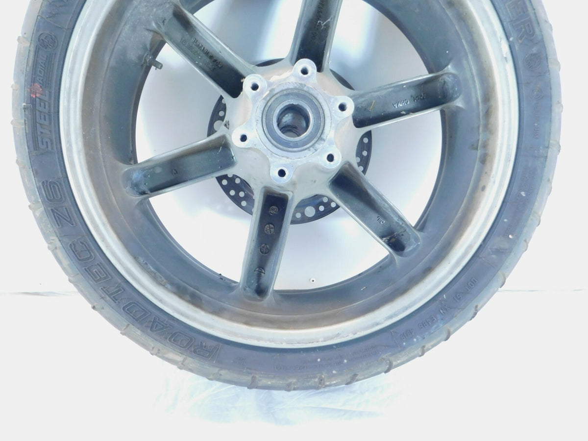2007-2009 Buell XB XB12 XB12X Ulysses Cast 6 Spoke Rear Wheel Rim Tire & Rotor - C3 Cycle