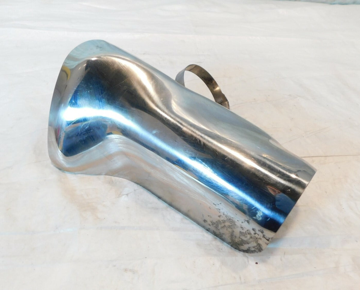 08-17 Suzuki Hayabusa Busa GSX1300 Left Exhaust Pipe Muffler Heat Shield Cover - C3 Cycle