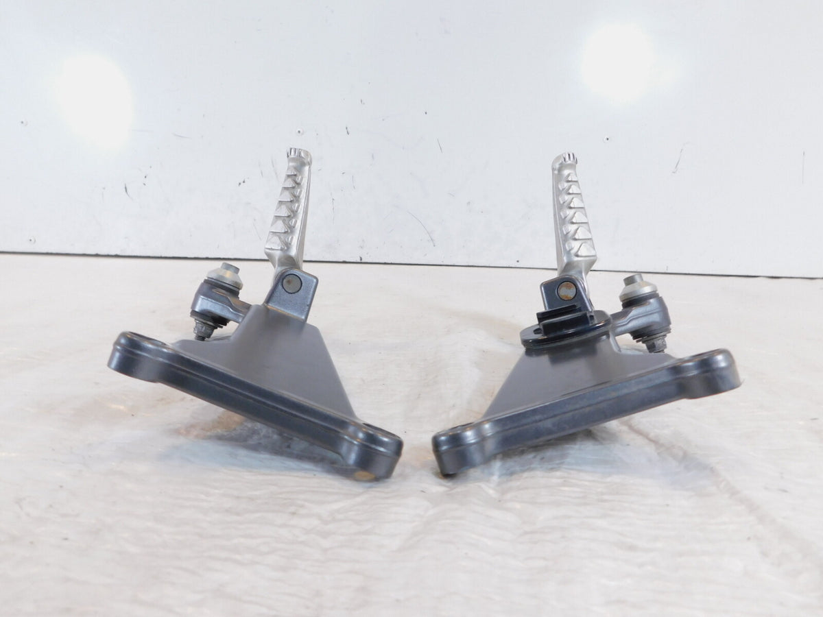 2002-2003 Aprilia SL1000 Falco Grey Left/Right Footrest Foot Peg Mounts