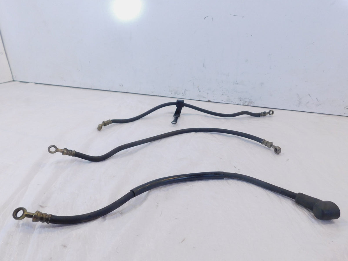1983 83 Yamaha XJ750 Maxim 750 Front Brake Master Cylinder Brake Hose Pipe Lines - C3 Cycle