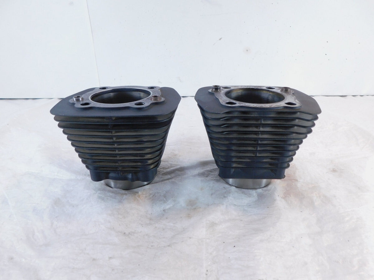 1999-2001 Buell X1 Lightning Pair Black Front & Rear Cylinder Barrel Jugs - C3 Cycle