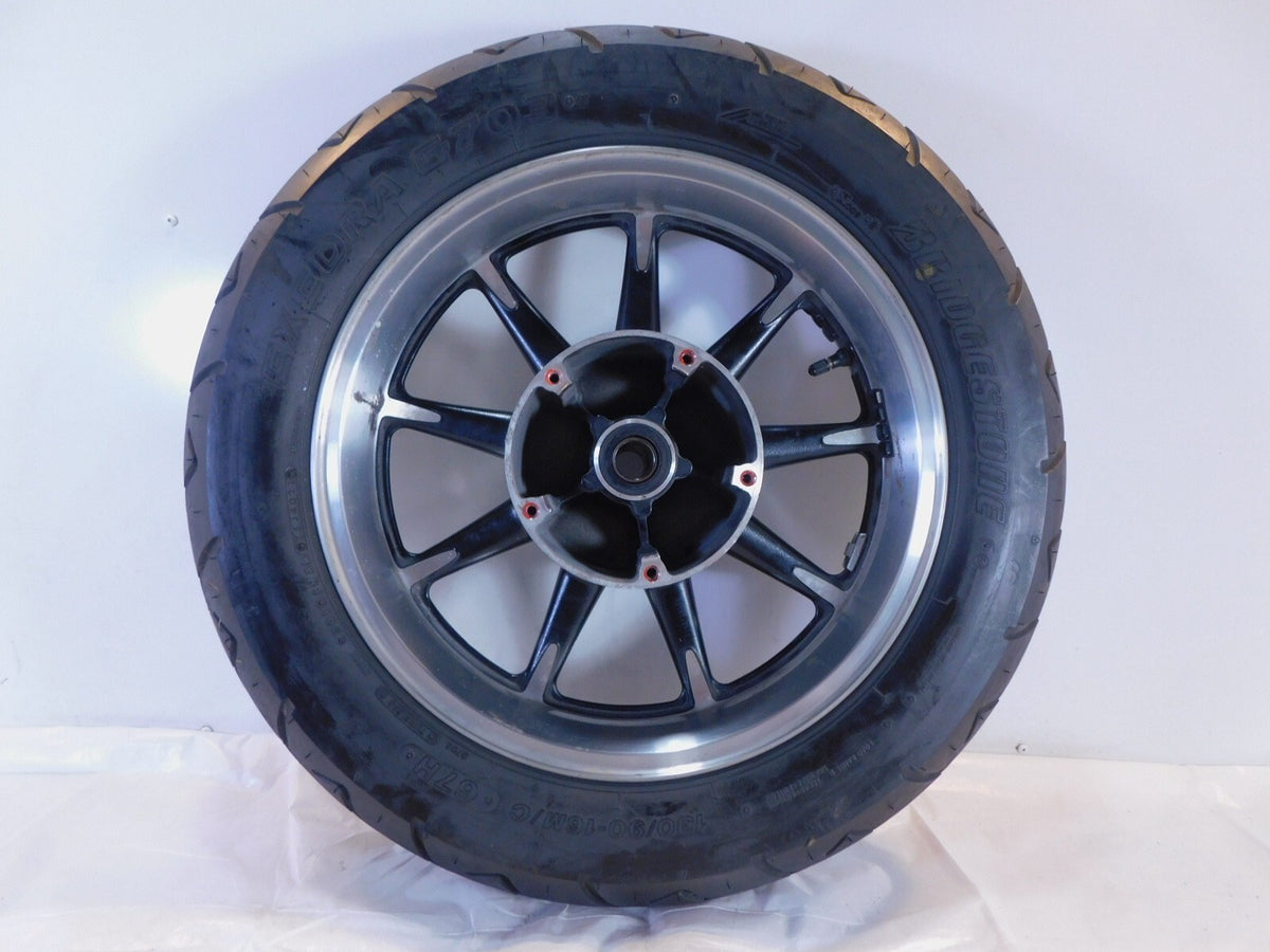 Kawasaki Vulcan 1700 Classic Nomad Voyager VN1700 Silver Front Wheel Rim & Tire - C3 Cycle