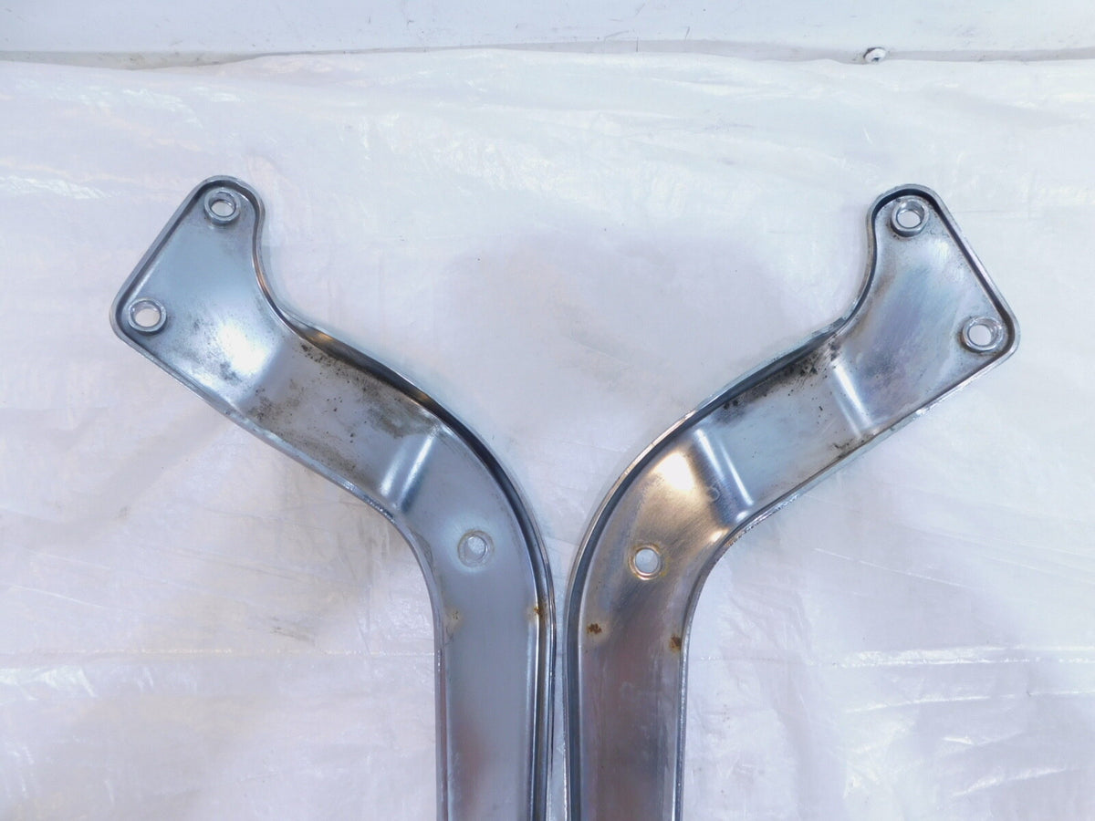 2000 2001 2002 Harley Davidson Softail Fat Boy Rear Fender Strut Mount Brackets - C3 Cycle