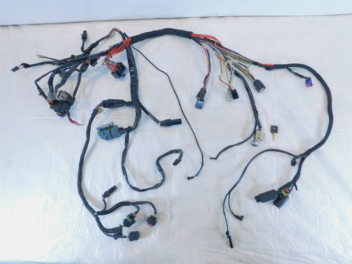 2010-2011 Harley Davidson XR1200 Main Wire Wiring Harness Loom & Ignition Switch