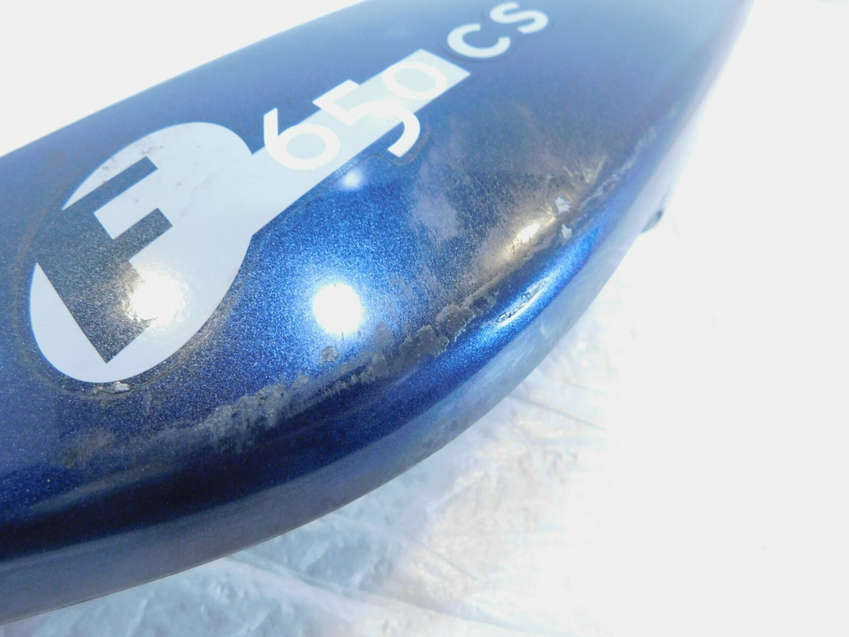 2001-2005 BMW F650CS F650 CS Blue Left Rear Tail Section Side Fairing Cowling - C3 Cycle