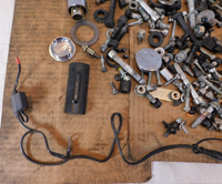 2005 05 Victory Vegas Misc Hardware Nuts Bolts Brackets Washers Parts Box Lot - C3 Cycle