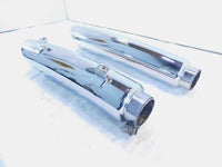 02-10 Harley Davidson V-Rod VRod VRSC VRSCA Chrome Rear Exhaust System Mufflers - C3 Cycle